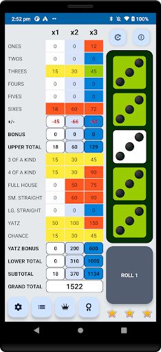 Triple Yatz - Screenshot 4