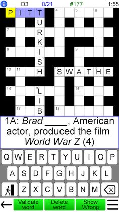 Crossword Unlimited - Screenshot 1