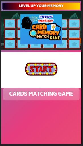 Level Up Memory Cards Matching - Screenshot 2