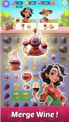Wine & Dine: Merge Game - Screenshot 2