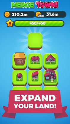 Merge Town! - Screenshot 2