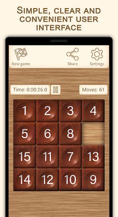 15 Puzzle (Game of Fifteen) - Screenshot 1