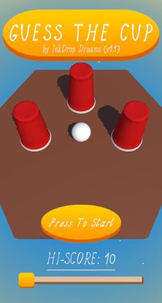 Guess The Cup - Screenshot 1