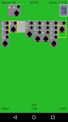 Mini Spider Solitaire - Screenshot 2