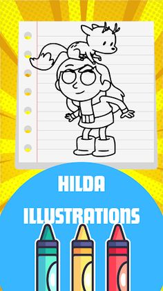 Hilda Coloring - Screenshot 1