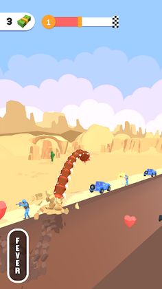 Sand Worm Runner - Screenshot 1