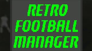 Retro Football Manager - Screenshot 1