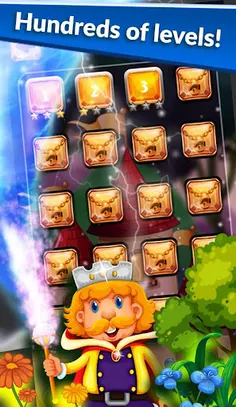 Match 3 Crush King Jewels - Screenshot 1