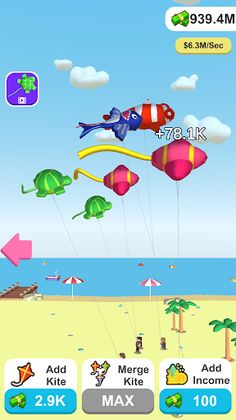 Idle Kite Merge - Screenshot 4