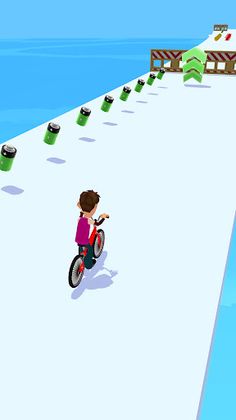 BMX Rush - Bicycle Run 3D - Screenshot 1