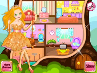 Princess Doll House Decoration - Screenshot 1