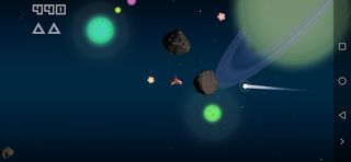 Asteroid 3D - Red SpaceShip - Screenshot 2