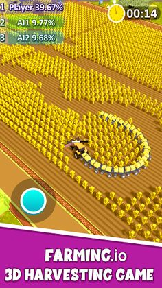 Farming.io - 3D Harvester Game - Screenshot 2