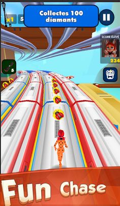 Super Rena Rouge Hero Surfs - Screenshot 4