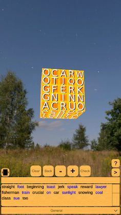 Word Search Three-D - Screenshot 1