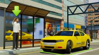 City Taxi Driving Sim Games - Screenshot 1