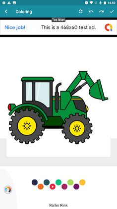 Farming Tractor Coloring - Screenshot 3