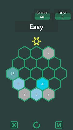 Merge Hexa 2048 - Screenshot 1