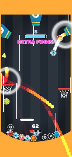 Bouncy Dunks : Fire Hoop Dunks - Screenshot 2