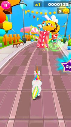 Unicorn Rainbow Pony Runner - Screenshot 4