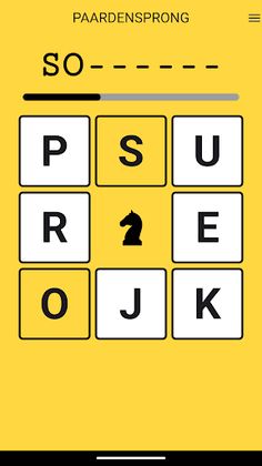 Paardensprong Woord Puzzel - Screenshot 3