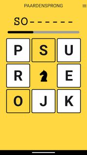 Paardensprong Woord Puzzel - Screenshot 3