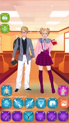 Couple dress up - School - Screenshot 4