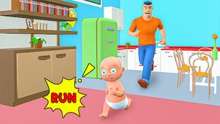 Tiny Prankster: Run from Daddy - Screenshot 3