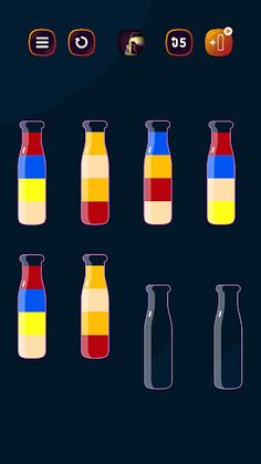 Water Sortpuz Ball Color Game - Screenshot 1