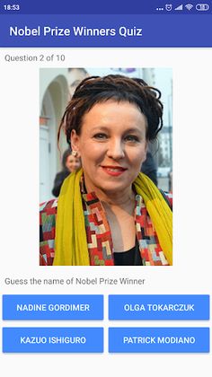 Nobel Prize Winners Quiz - Screenshot 4