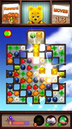 Winnie the bear Match 3. - Screenshot 3