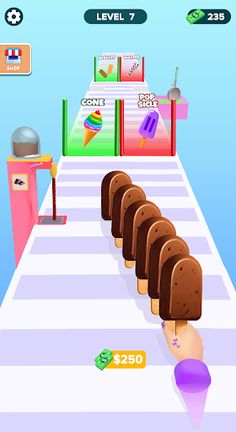Ice Cream Stack Runner Games - Screenshot 1