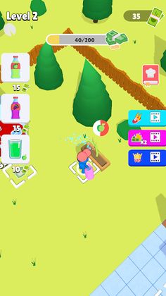 Idle Fruit Farm Manager 3D - Screenshot 2