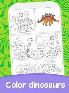 Cute Dinosaur Coloring Pagеs - Screenshot 3