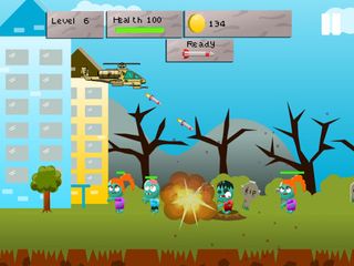 Helicopter Zombie War - Screenshot 3