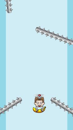 Banana Copter Swing - Tap Game - Screenshot 2