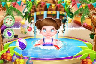 Crazy Toddlers Swim Pool Party - Screenshot 1