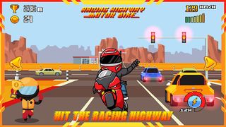 Racing Highway Game Motor Bike - Screenshot 2