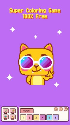 Pixel Art: Coloring by number - Screenshot 1