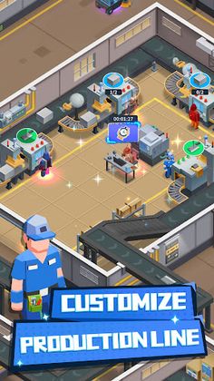 Steel Mill Manager-Idle Tycoon - Screenshot 4