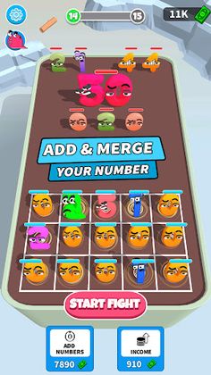 Merge Number Titans - Screenshot 1