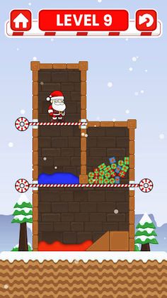 Santa Rescue: Lava Puzzles - Screenshot 1