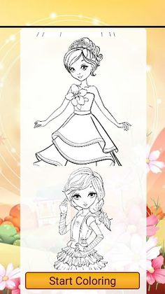 Best Princess Coloring Book - Screenshot 1