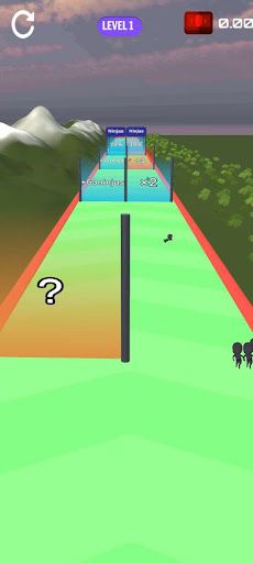 Ninja run grirl run 3d - Screenshot 2