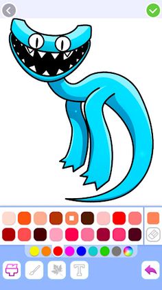 Rainbow Friends 2 Coloring Art - Screenshot 1