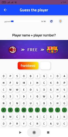 Football Quiz Guess the player - Screenshot 3