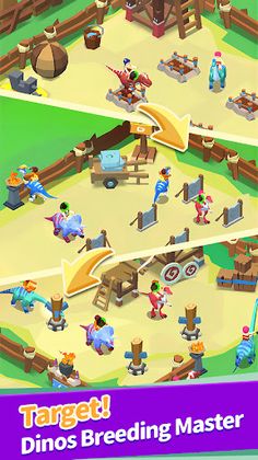 Idle Dino Village: Sim Game - Screenshot 2