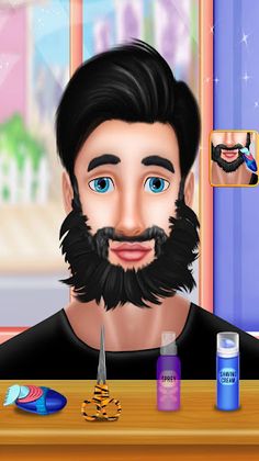 Celebrity Beard Salon Makeover - Screenshot 1