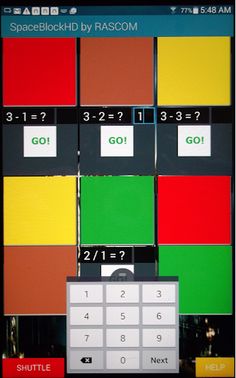 SpaceBlockHD Math Puzzle Fun! - Screenshot 1