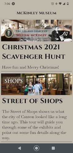 McKinley Presidential Museum - Screenshot 1